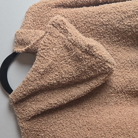 SKIMS Cozy Knit Lounge Zip Up Hoodie Camel Brown-Size 2x/3x - Picture 13 of 14